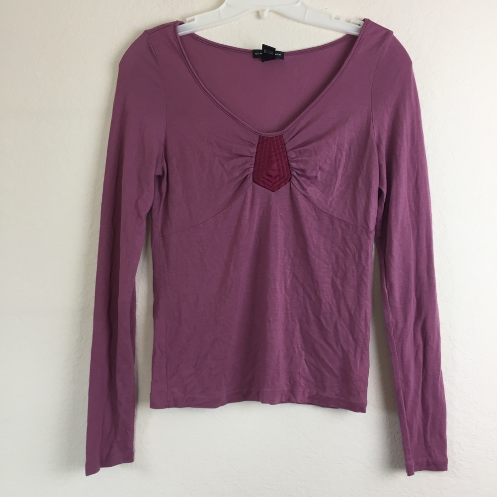 Club Monaco Jersey Top Size M